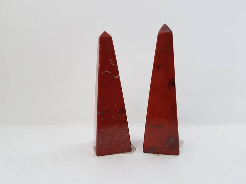 Obelisk Jaspis Rød ca 7cm
