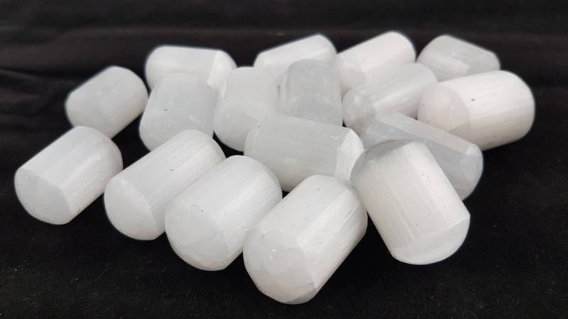 selenitt - selenite 30x20mm