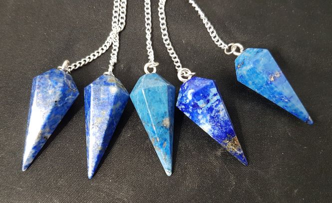 Hovedbilde Pendel Lapis Lazuli fasettert ...