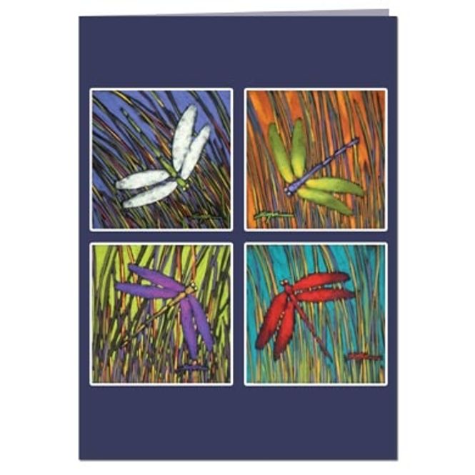 Hovedbilde Postkort- Dragonfly Tiles ...