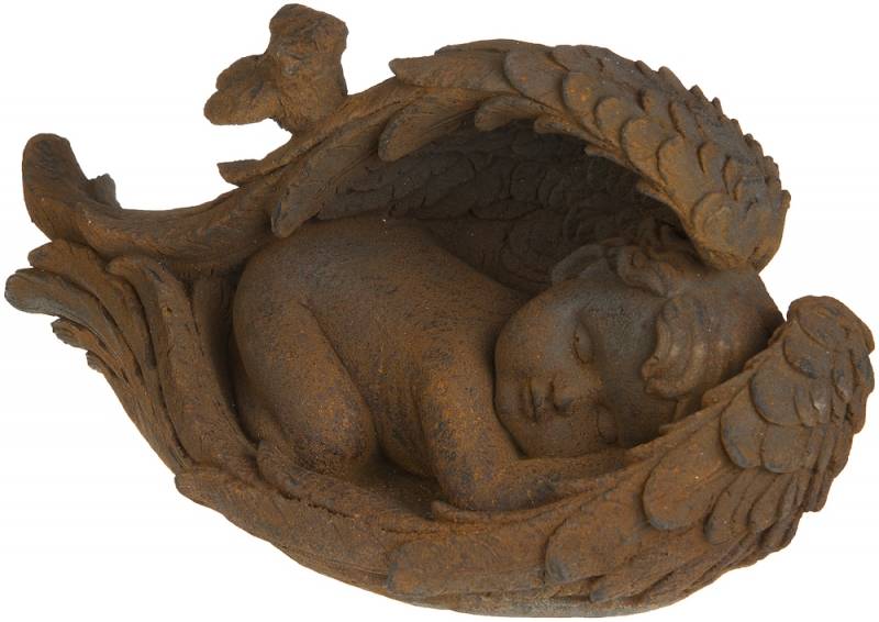 Hageengel Rusty Angel in wings 41x20 cm
