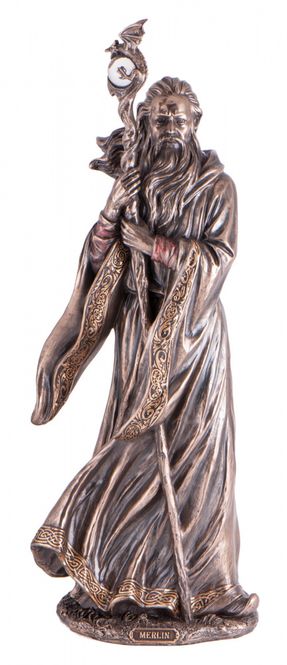 Hovedbilde Merlin figur Resin 47cm