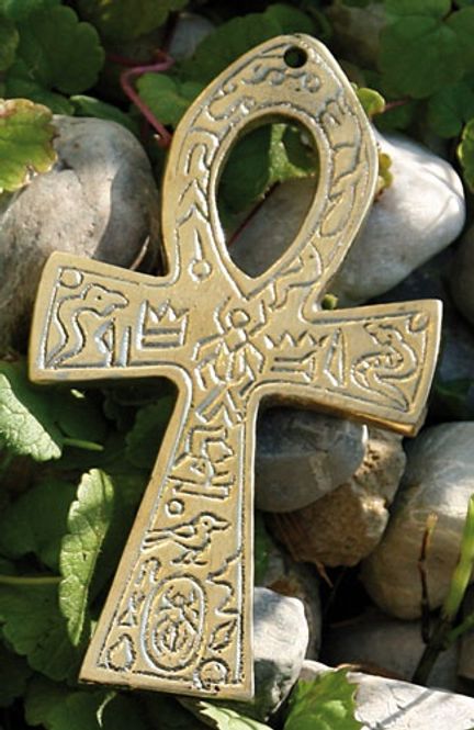 Hovedbilde Ankh messing 11 cm liten