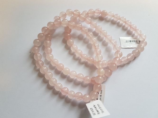 Hovedbilde Armbånd Rosenkvarts 6mm ...