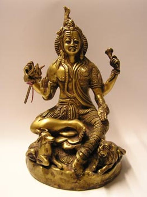 Hovedbilde Shiva Mahayogi sitting Brass ...