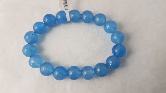 Hovedbilde Armbånd Agat blå 10mm ...