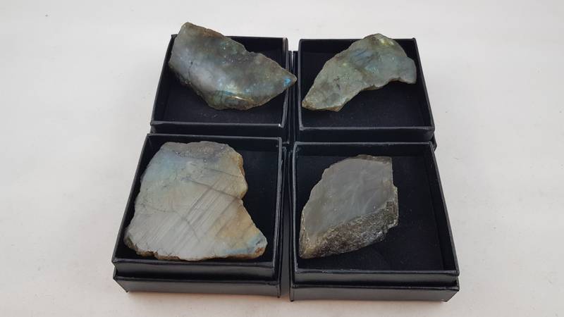 labradoritt - labradorite i eske 60x60mm