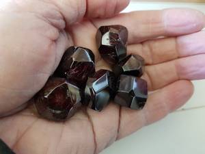 Hovedbilde granat - garnet - fasettslipt
