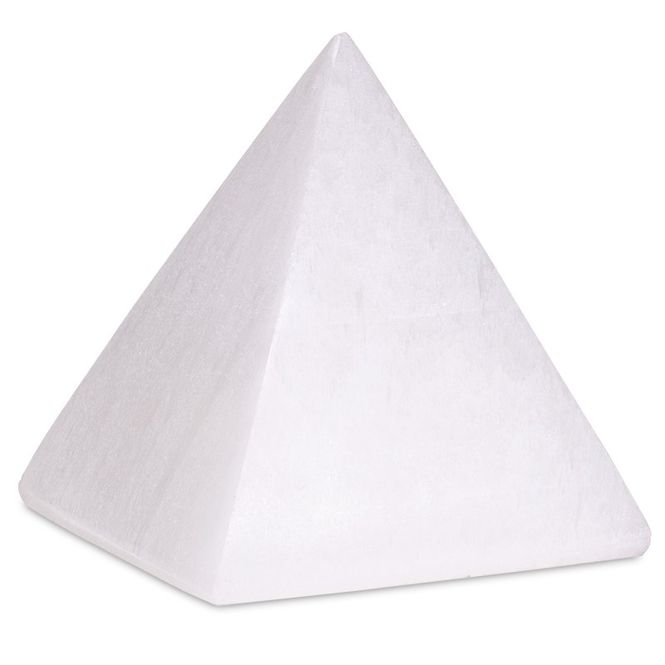 Hovedbilde Selenitt Pyramide 8cm høy 