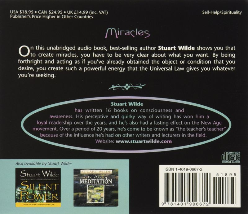 Miracles - Stewart Wilde CD
