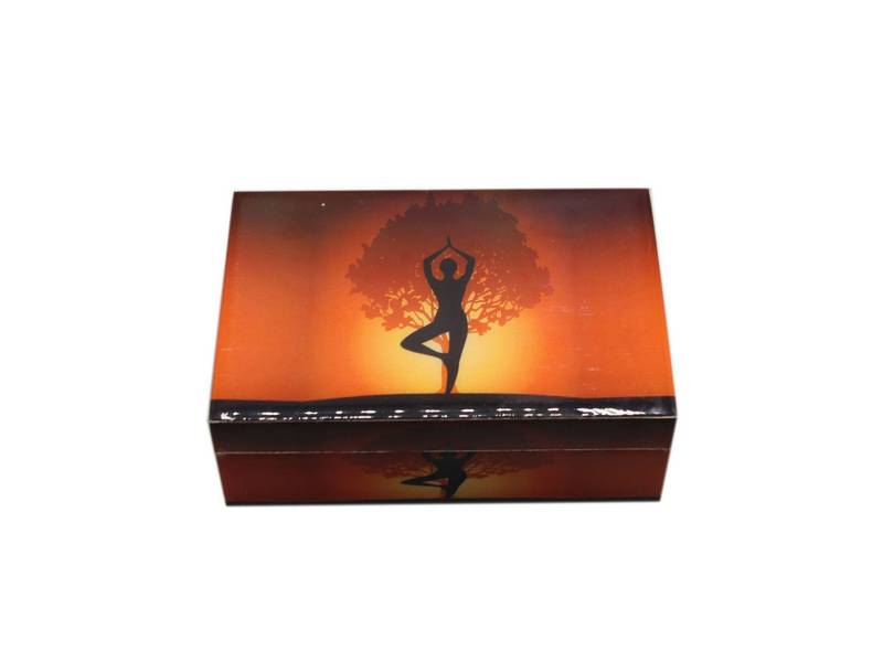 Tarotkort eske/Smykkeskrin - Yoga Tree Storage Box