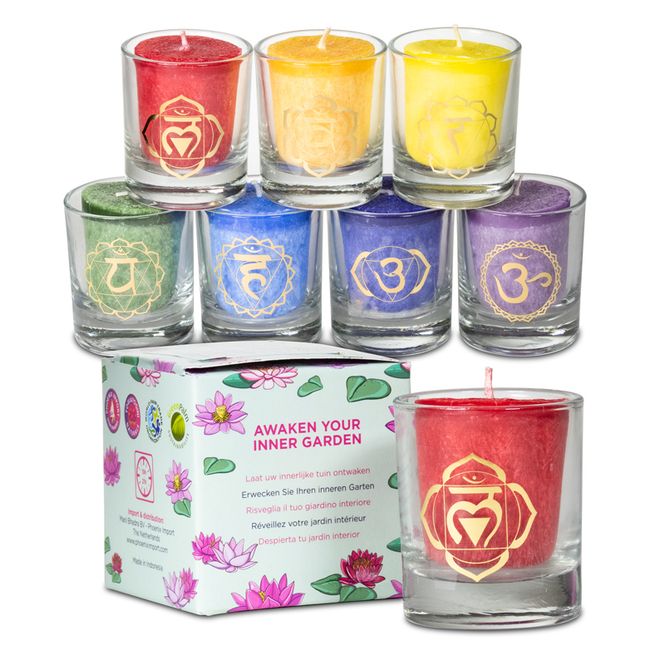 Hovedbilde 7 chakra scented votive ...