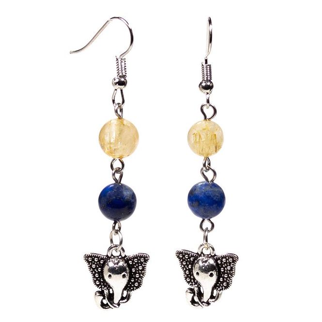 Hovedbilde Øredobber - Earrings lapis ...
