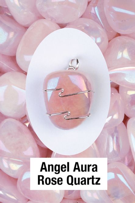 Hovedbilde Angel Aura Rose Quartz: ...