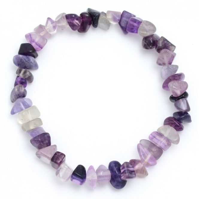 Hovedbilde Armbånd Fluorite Crystal Chip ...