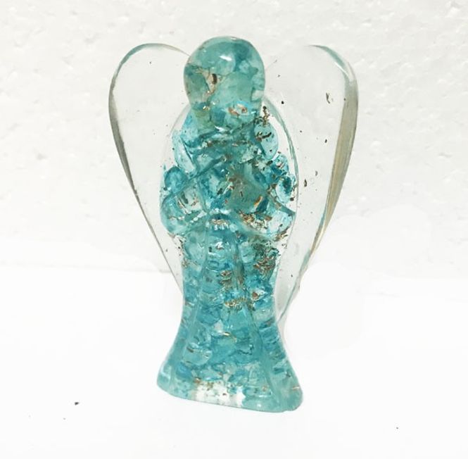 Hovedbilde Orgonite Engel Blå Topas - ...