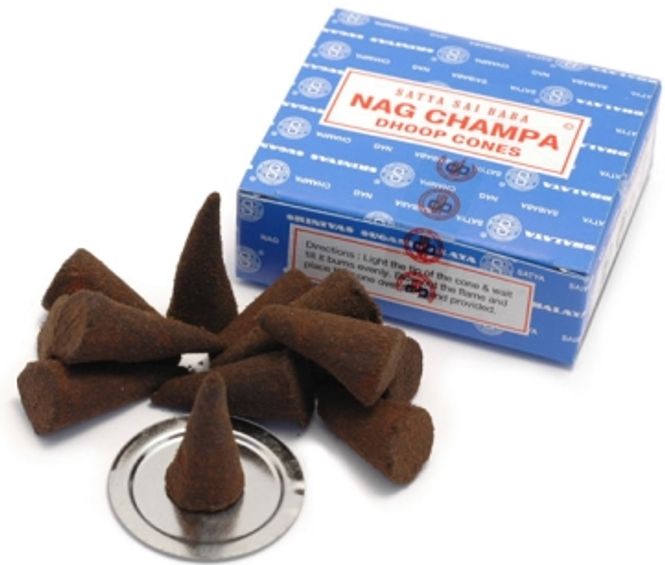 Hovedbilde Nag Champa kjegle røkelse