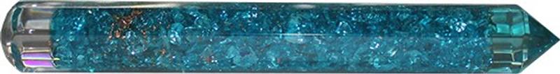 Orgonite Healingstav - Orgone Faceted Massage Wand Blue Topaz