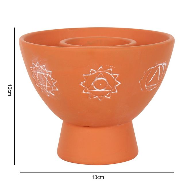 Hovedbilde Smudge Bowl Chakra Terracotta