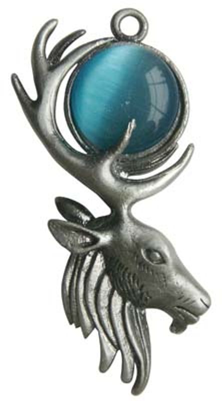 Anheng  - Moon Stag - Greenwood Pendant