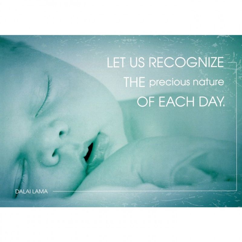 Gratulasjonskort- Baby - Let us recognize - Dalai Lama Greeting Card